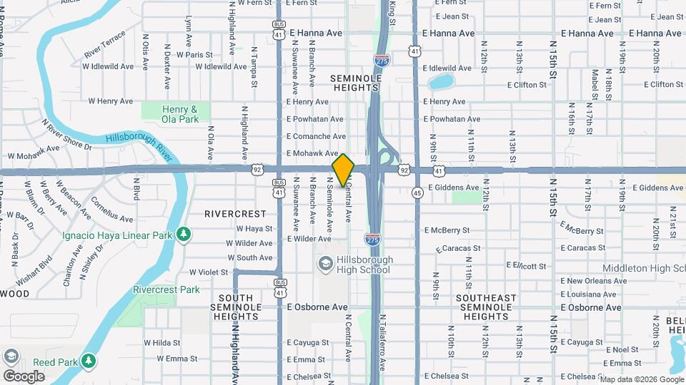 5208 N Central Ave Mapa y Detalles de la Ubicación
