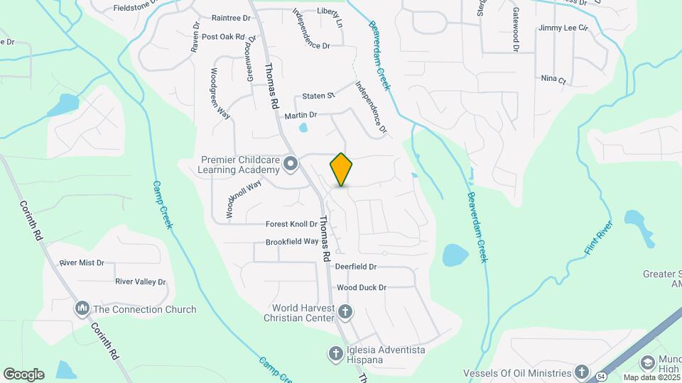 350 Country Club Dr Map and Location Details