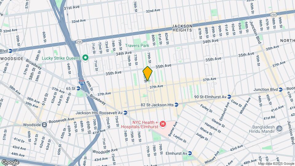 3555 78th St Map and Location Details