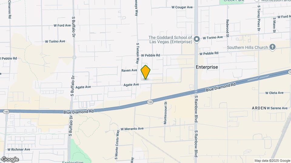 7301 Copper Grove Ave Map and Location Details