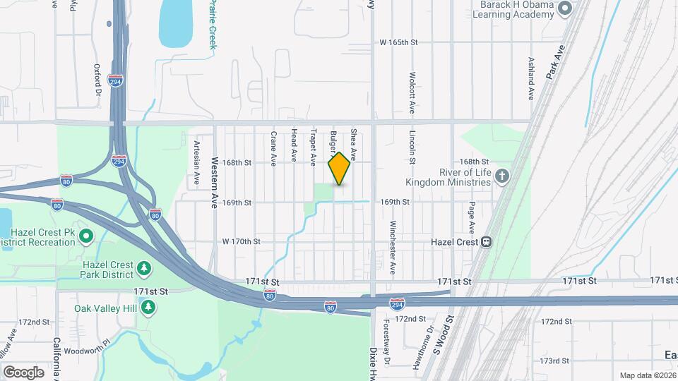 16865 Bulger Ave Mapa y Detalles de la Ubicación