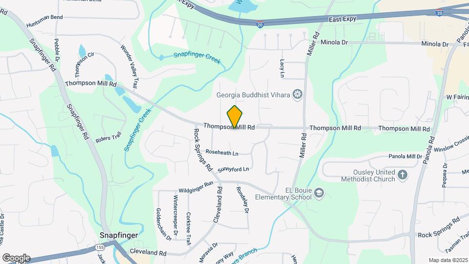 4833 Thompson Mill Rd Map and Location Details