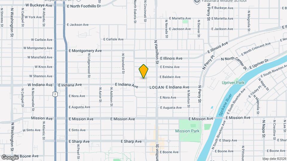 730 E Baldwin Ave Map and Location Details