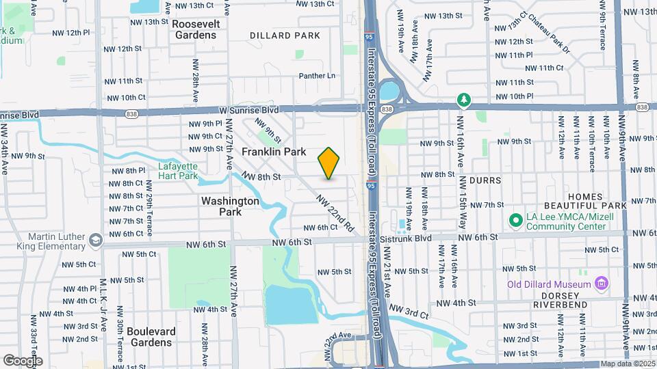 2201 NW 7th Ct Map and Location Details