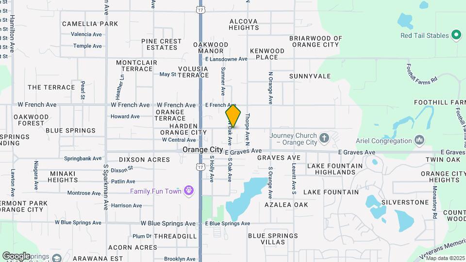 246 N Oak Ave Map and Location Details