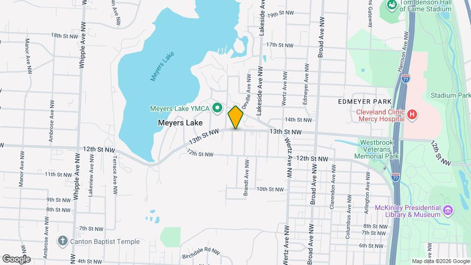 3320 13th St NW Map and Location Details