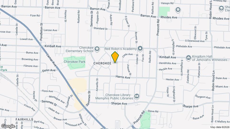 1445 Catherine St Map and Location Details