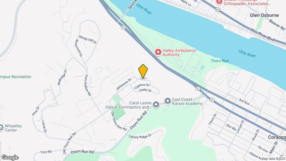 335 Hemlock Dr Map and Location Details