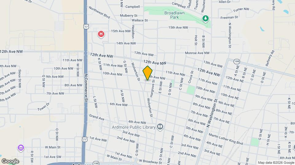 902 Burch St NW Map and Location Details