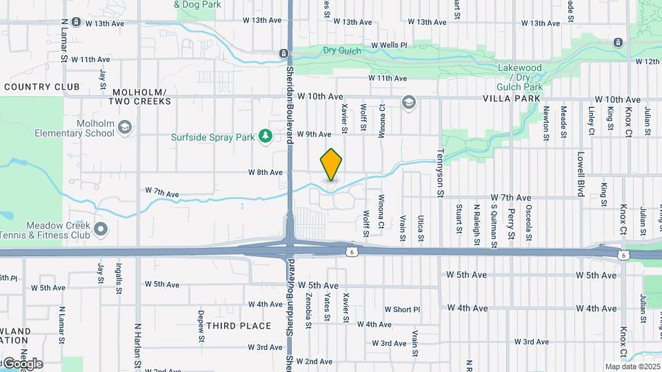 4974-4980 W 8th Ave Map and Location Details