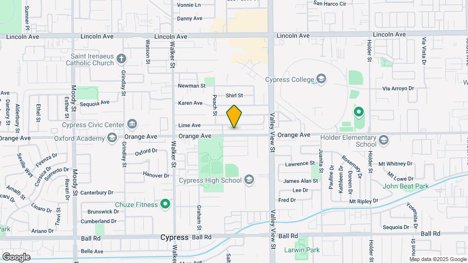 5801 Orange Ave Map and Location Details
