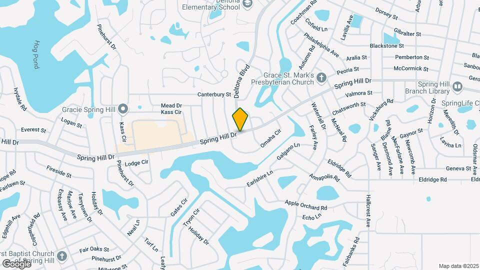 8120 Spring HIll Dr Map and Location Details