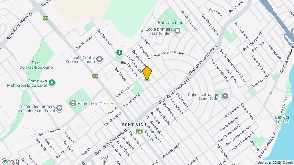 598 Cousineau Rue Map and Location Details