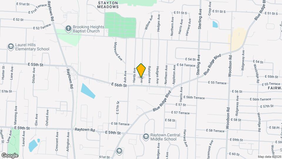 5516 Willow Ave Map and Location Details