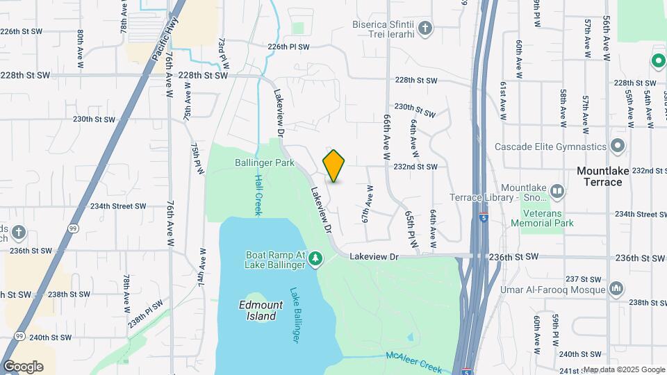 23507 Lakeview Dr Map and Location Details