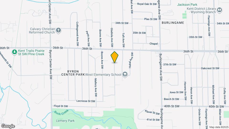 3718 Groveland Ave SW Map and Location Details