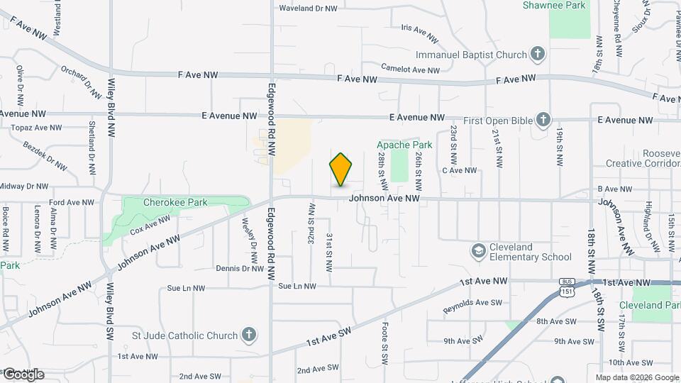 3010 Johnson Ave NW Map and Location Details