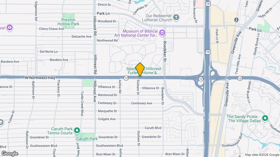 7404 W Northwest Hwy Map and Location Details