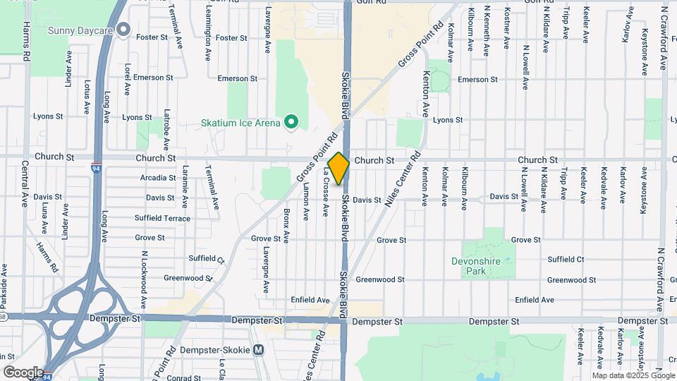 9112 N Skokie Blvd Map and Location Details