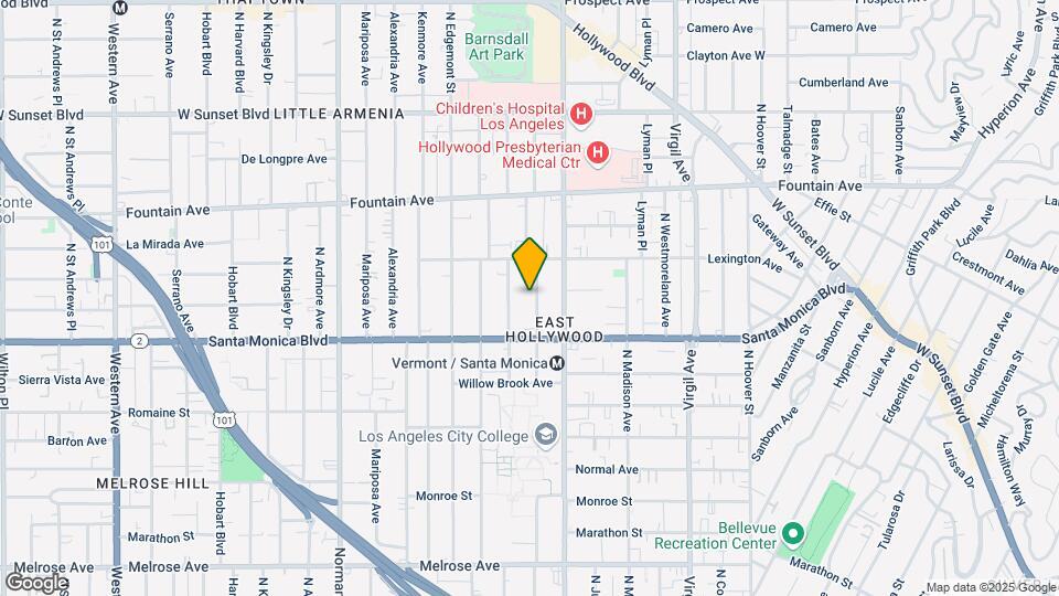 1143 N New Hampshire Ave Map and Location Details
