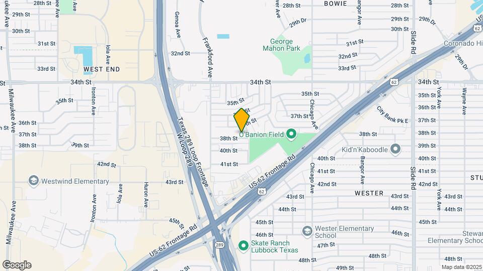 5712 38th St Map and Location Details