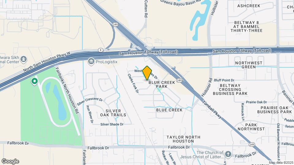 15602 Clarks Fork Ct Map and Location Details