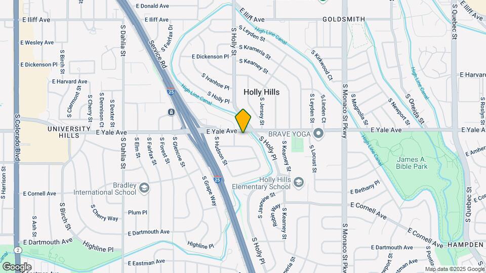 2700 S Holly St Map and Location Details
