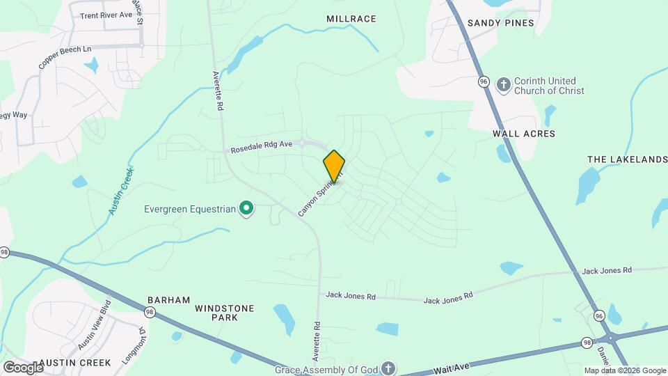 421 Canyon Spring Trl Mapa y Detalles de la Ubicación