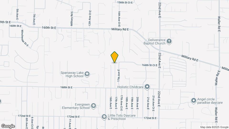 16420 16th Ave Ct E Map and Location Details
