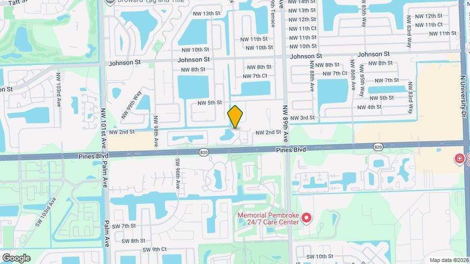 158 NW 92nd Ave Map and Location Details