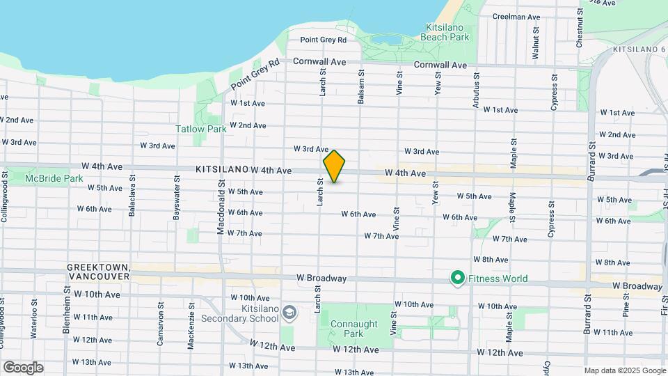 2465 W 5th Ave Map and Location Details