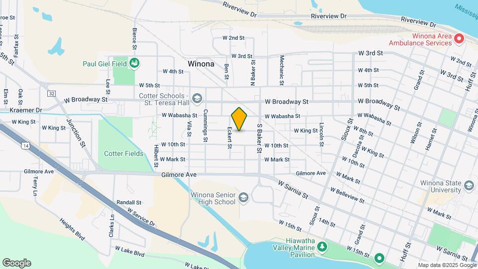 945 W 9th St, Unit 2 Map and Location Details