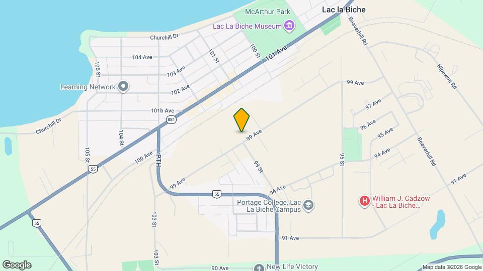 9806 99 Av Map and Location Details