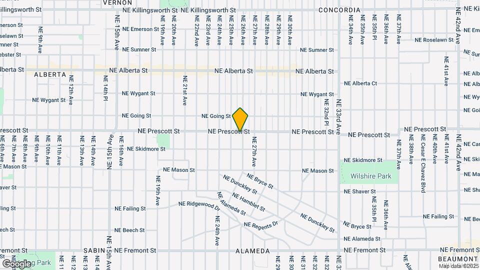 4413 NE 26th Ave Map and Location Details