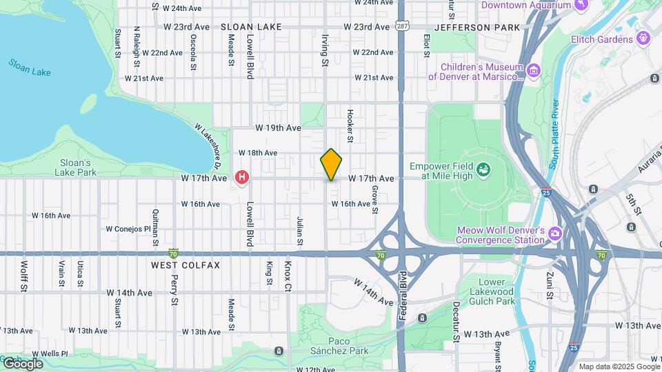 1632-1636 Irving St Map and Location Details