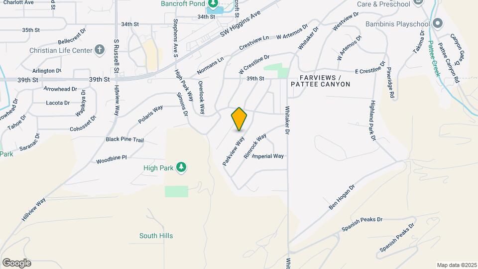 715 Parkview Way Map and Location Details
