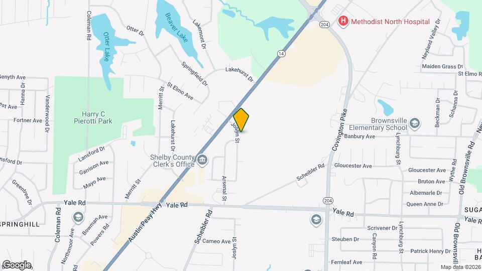 3696 Joslyn St Map and Location Details