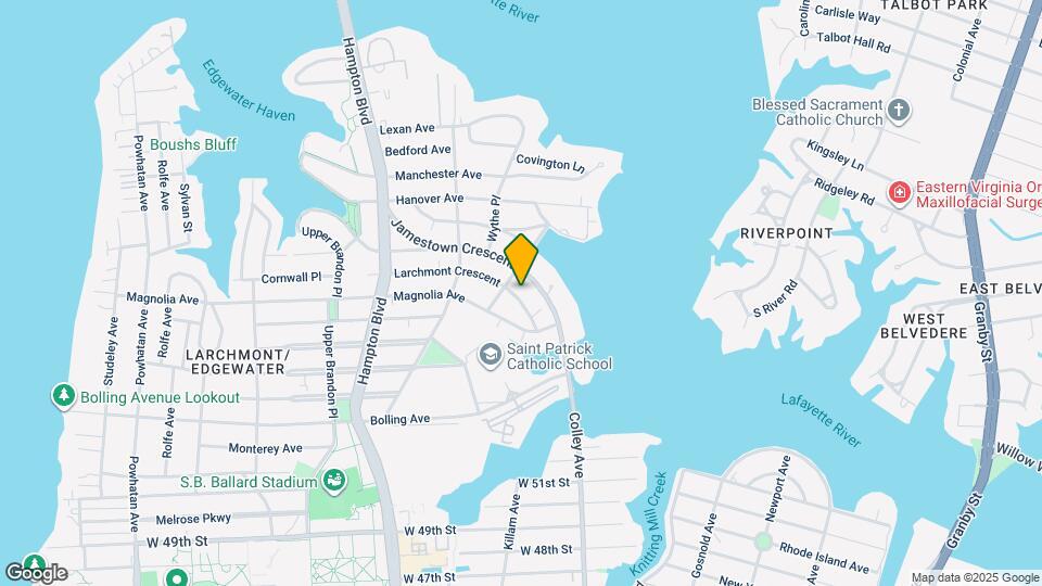 936 Larchmont Crescent Map and Location Details