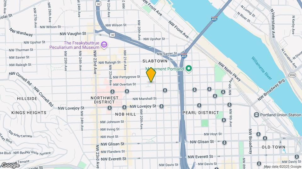 1926 NW Overton St Map and Location Details