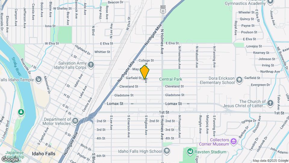 485 N Higbee Ave Mapa y Detalles de la Ubicación