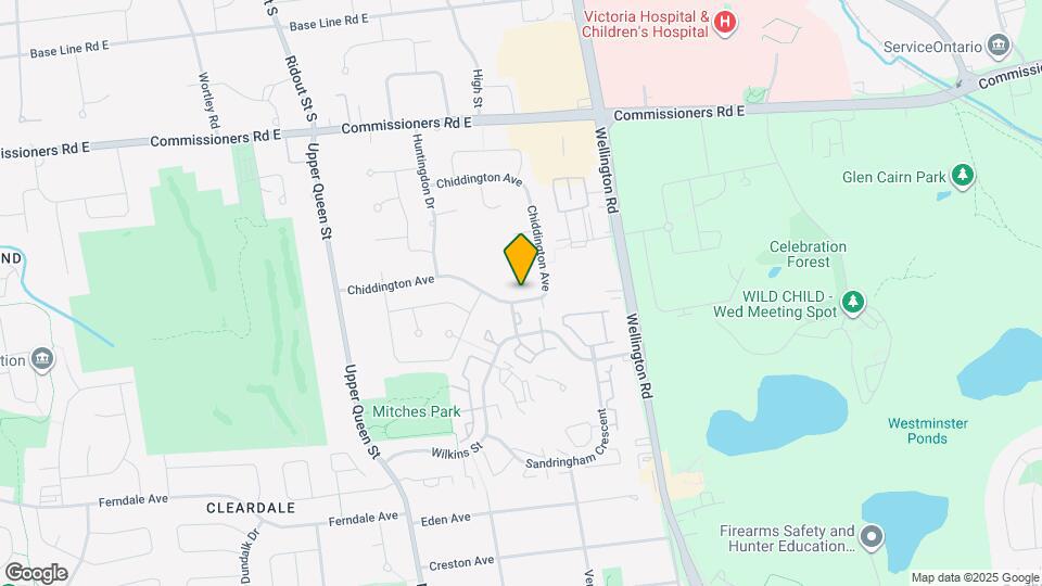 645 Chiddington Ave Map and Location Details