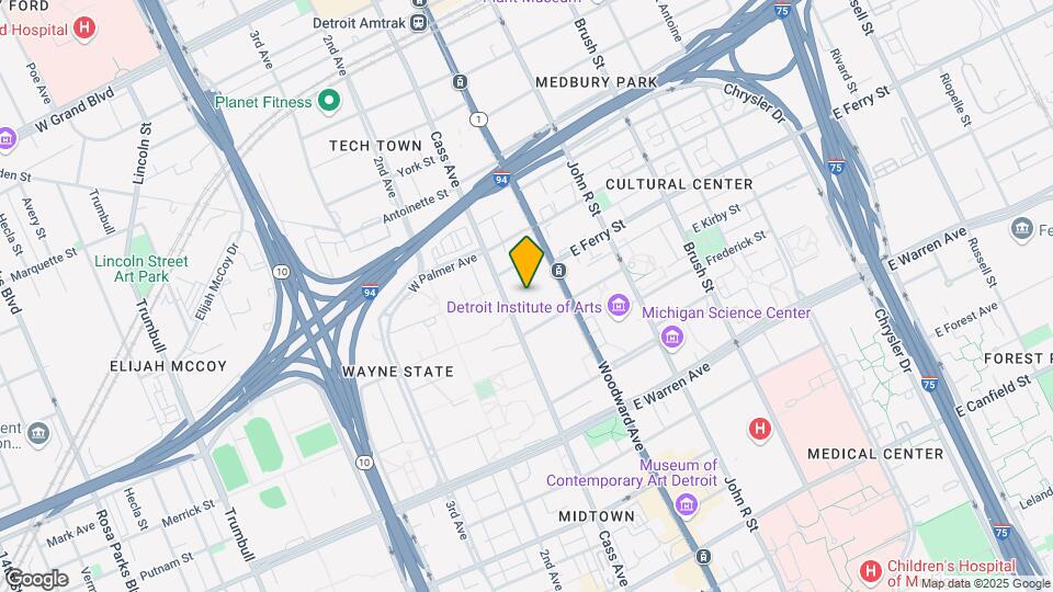 5440 Cass Ave Mapa y Detalles de la Ubicación
