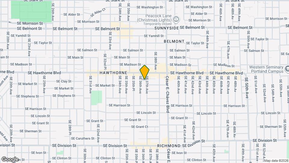 1615 SE 37th Ave Mapa y Detalles de la Ubicación