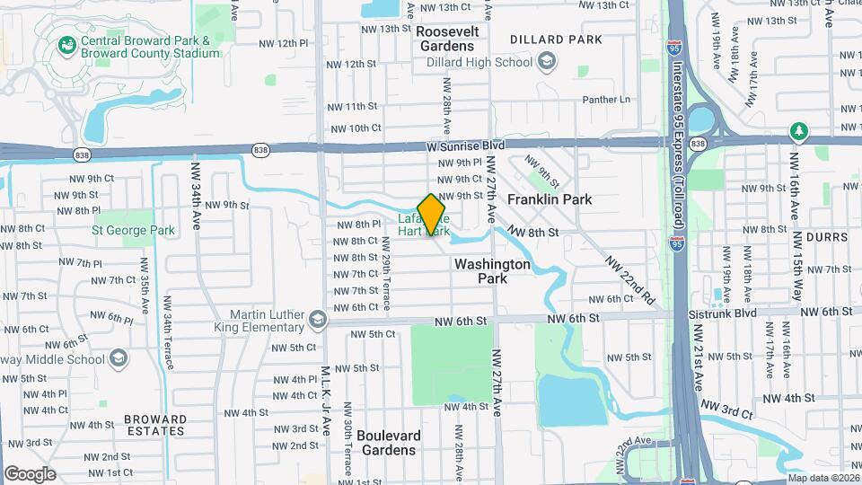 2810 NW 8th Ct Map and Location Details