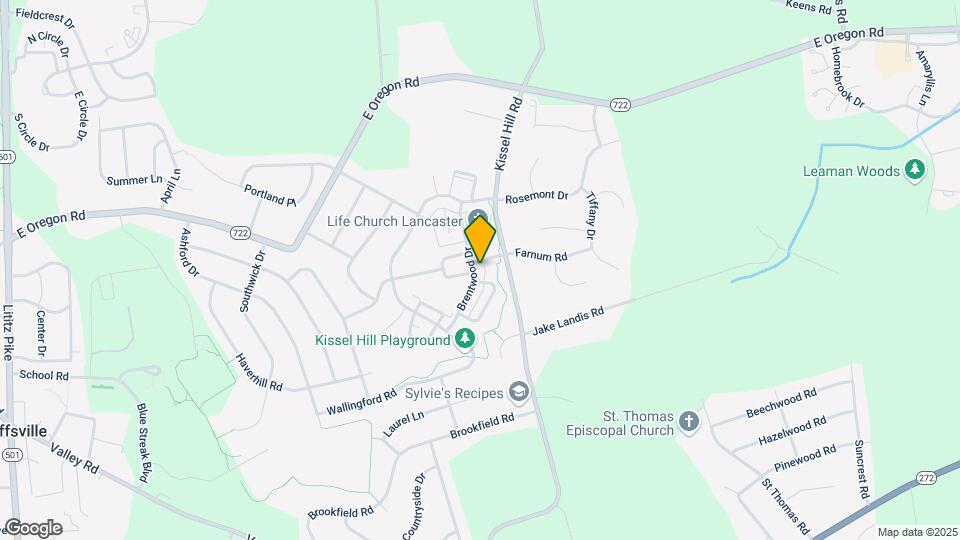 642 Brentwood Dr Mapa y Detalles de la Ubicación