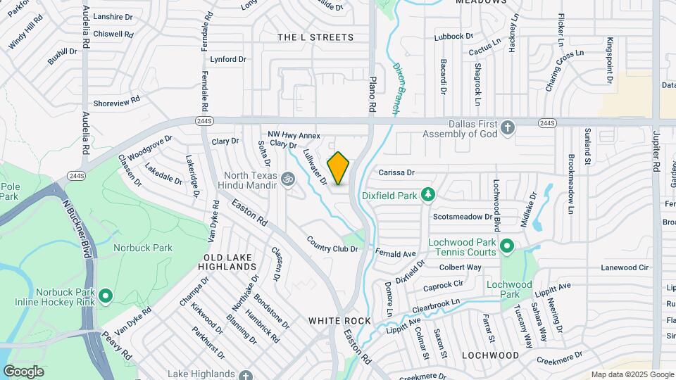 8216 Lullwater Dr Map and Location Details