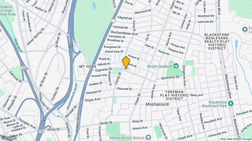 148 Cypress St Map and Location Details