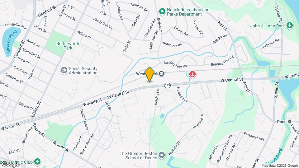 279 W Central St Map and Location Details