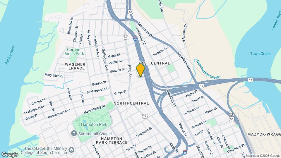 40 Poinsett St, Unit B Map and Location Details