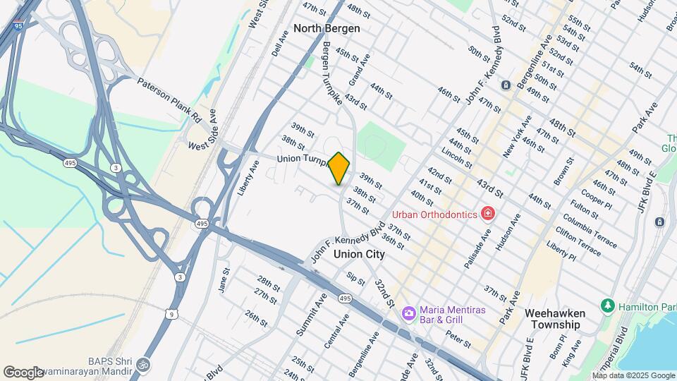 3705 Bergen Turnpike, Unit 1 Map and Location Details